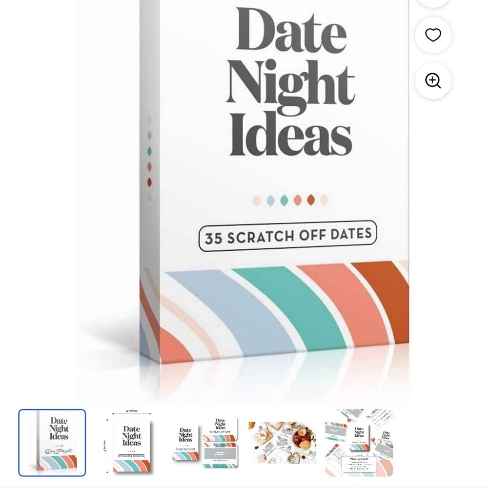 Date Night Ideas Scratch Off Book